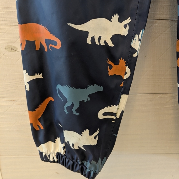 🦕 Hatley Blue Dinosaur Color Changing Waterproof Pants; Size: 8 - Picture 9 of 10